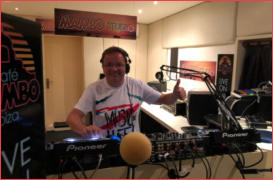 DJ of 69 Set for Yes Radio at Cafe Mambo Studio Ibiza